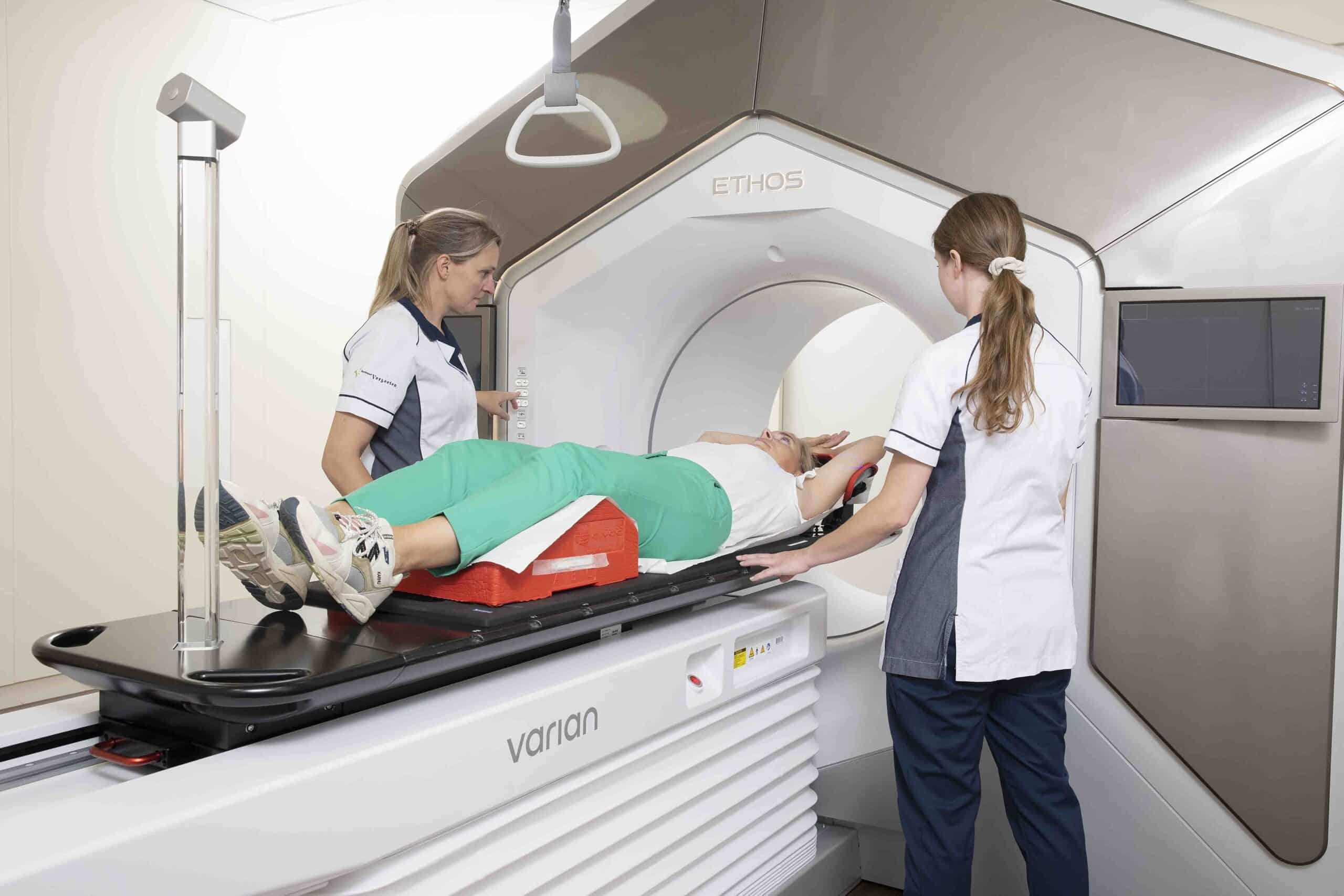 Bestralingstoestel Ethos, Radiotherapie behandeling