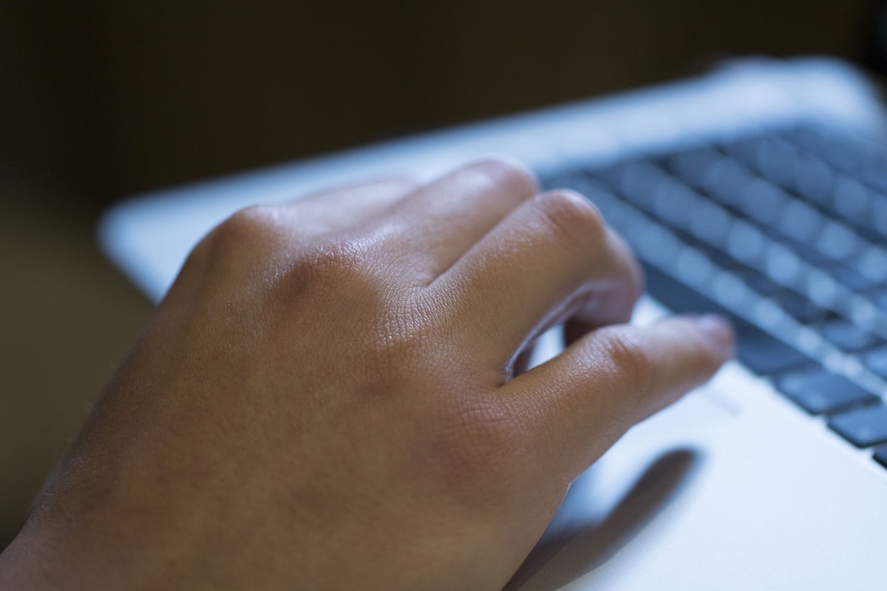 Hand, Toetsenbord, Digitaal